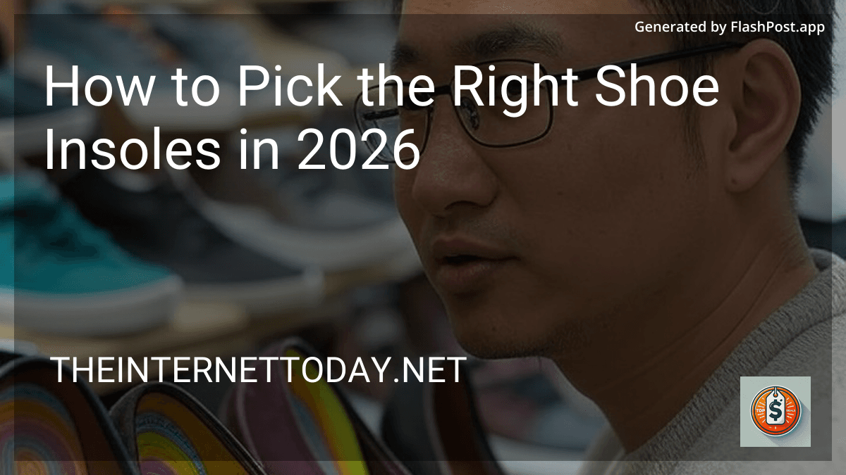 How to Pick the Right Shoe Insoles in 2026 preview