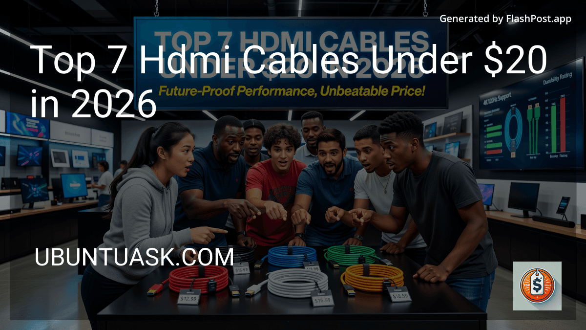 Top 7 Hdmi Cables Under $20 in 2026 preview