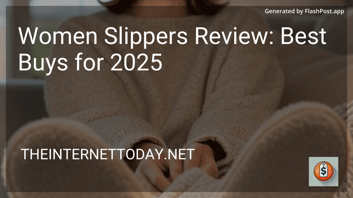 Women Slippers Review: Best Buys for 2025 in 2025 image