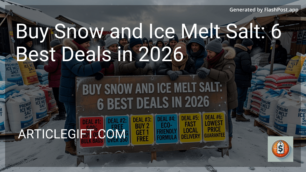Buy Snow and Ice Melt Salt: 6 Best Deals in 2026