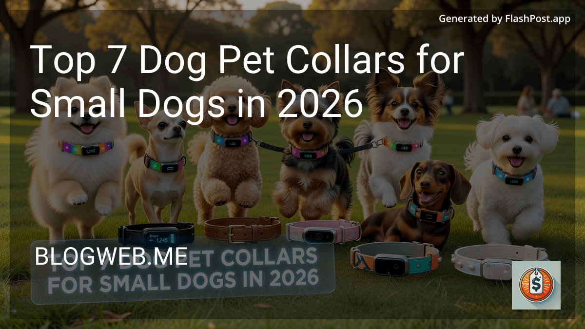 Top 7 Dog Pet Collars for Small Dogs in 2026 preview
