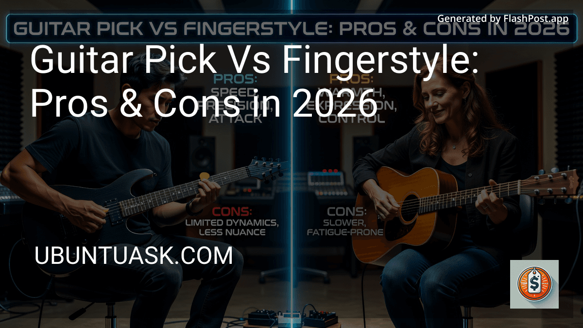 Guitar Pick Vs Fingerstyle: Pros & Cons in 2026 preview
