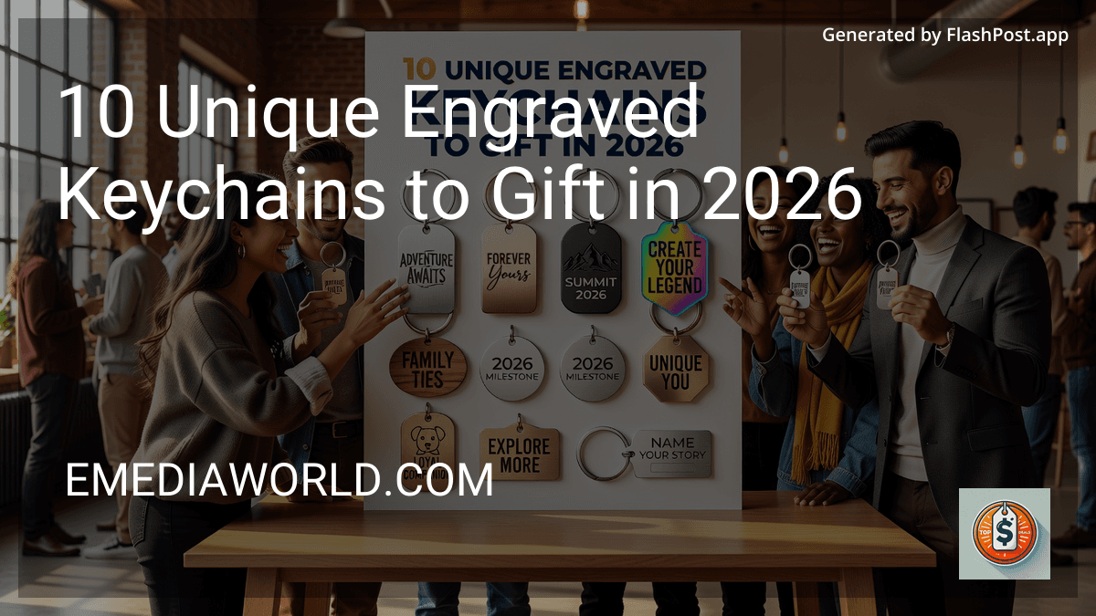 6 Unique Engraved Keychains to Gift in 2026 image