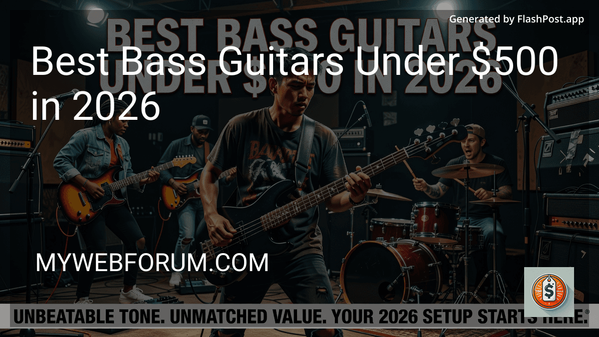 Best Bass Guitars Under $500 in 2026 preview