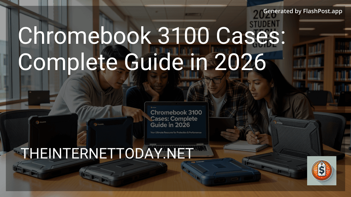 Chromebook 3100 Cases: Complete Guide in 2026