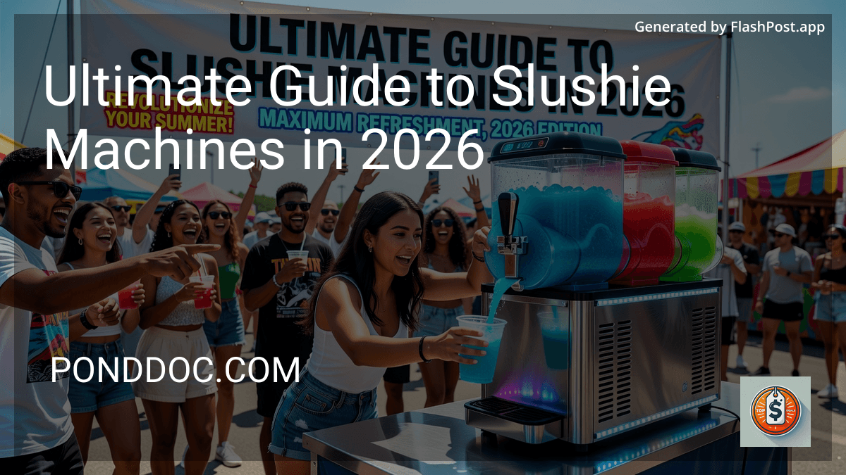 Ultimate Guide to Slushie Machines in 2026