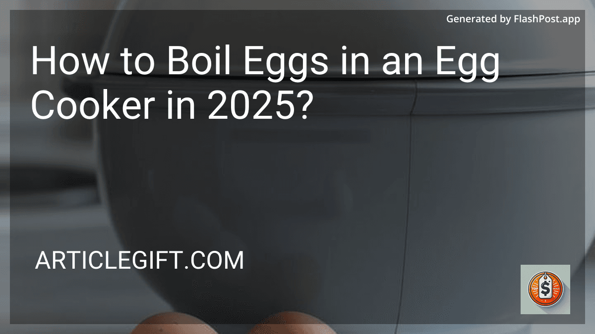 How to Boil Eggs in an Egg Cooker in 2025? preview