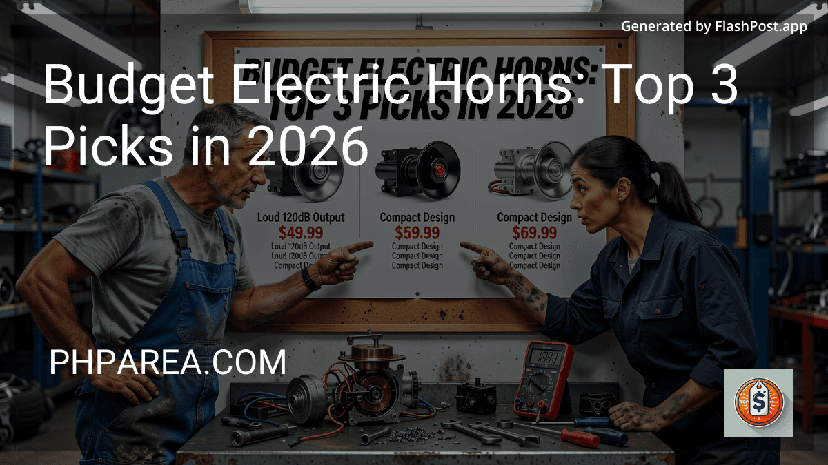 Budget Electric Horns: Top 3 Picks in 2026 preview