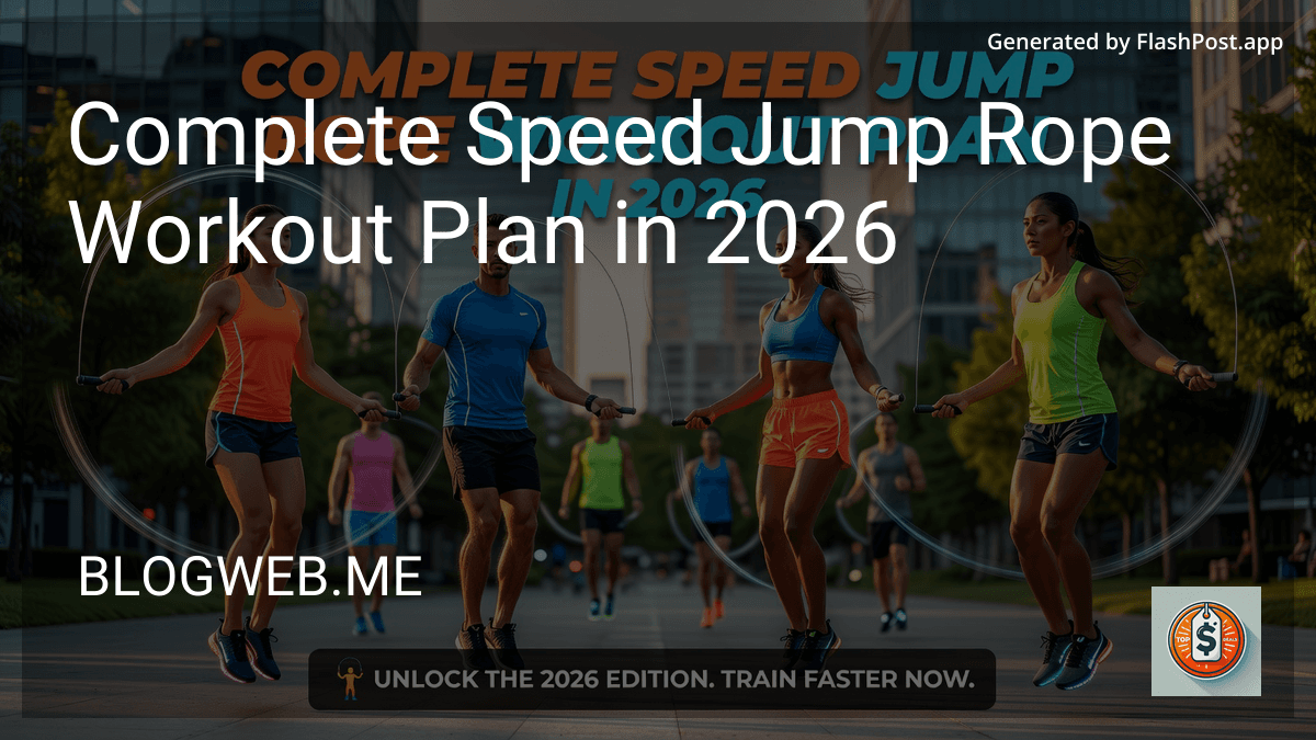 Complete Speed Jump Rope Workout Plan in 2026 preview