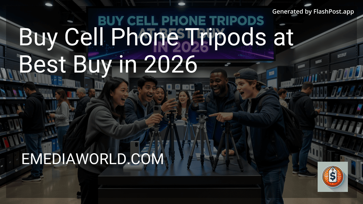 Buy Cell Phone Tripods at Best Buy in 2026 image