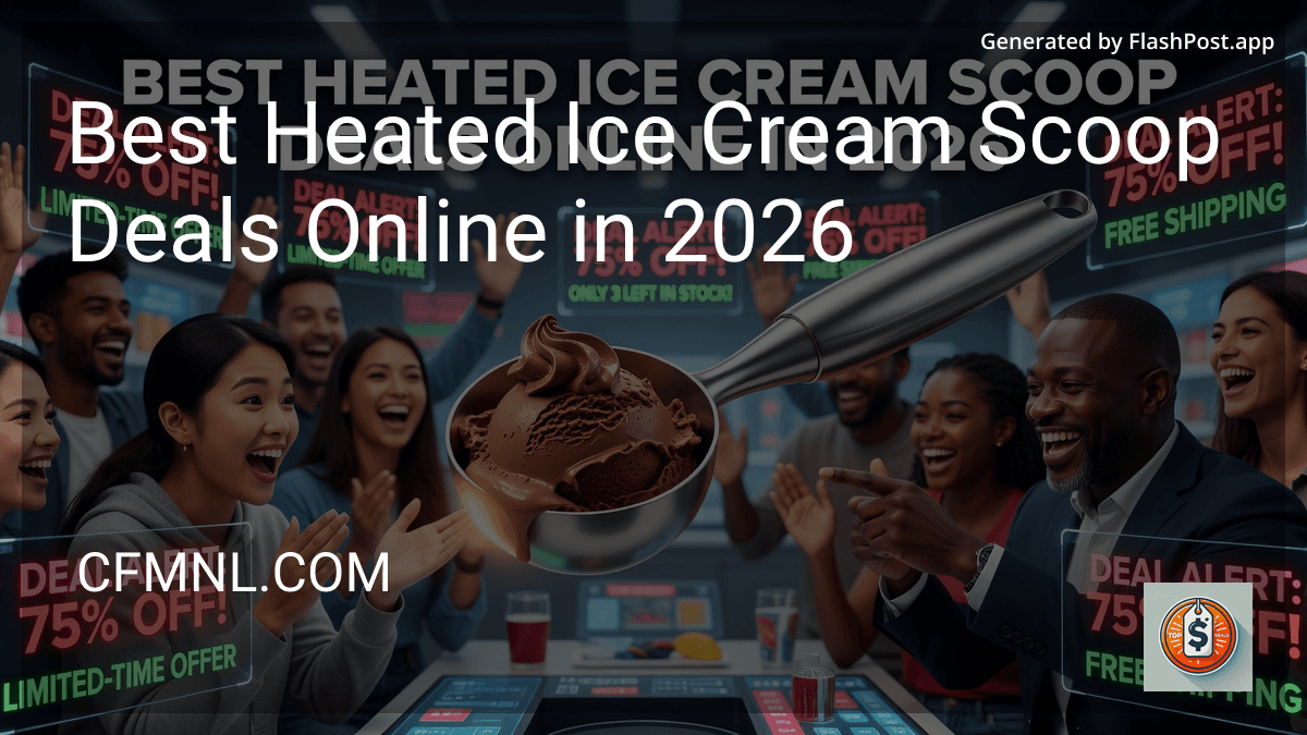 Best Heated Ice Cream Scoop Deals Online in 2026 image