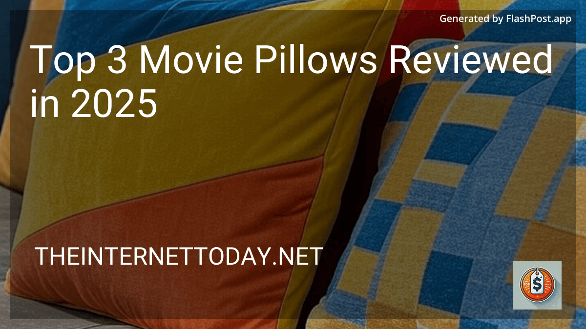 Top 3 Movie Pillows Reviewed in 2025 image