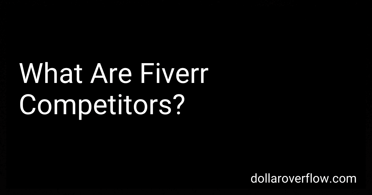 What Are Fiverr Competitors? image