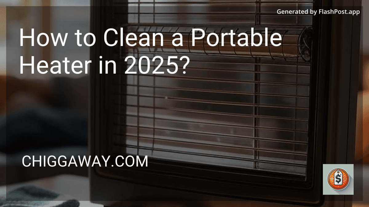 How to Clean a Portable Heater in 2025? preview