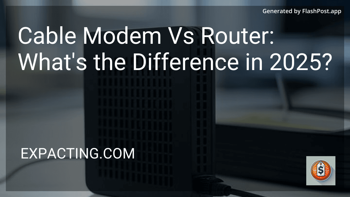Cable Modem Vs Router: What's the Difference in 2025? image