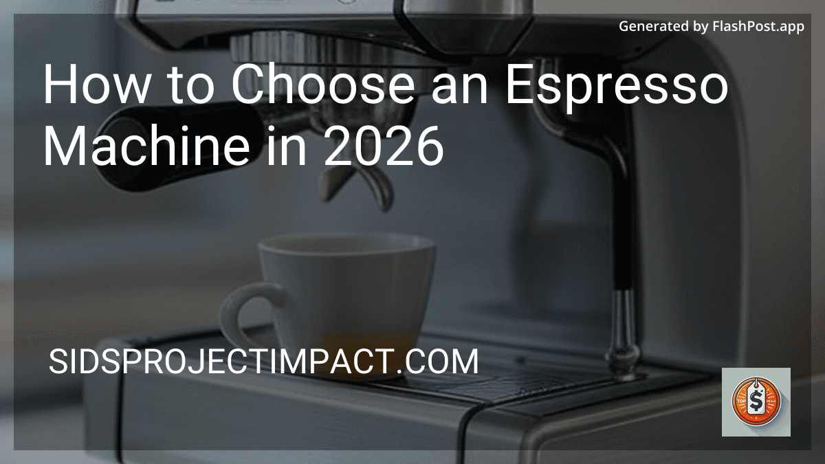 How to Choose an Espresso Machine in 2026 preview