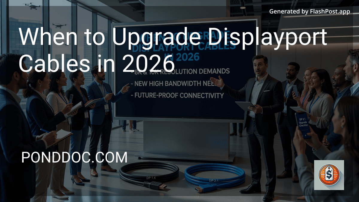 When to Upgrade Displayport Cables in 2026 image