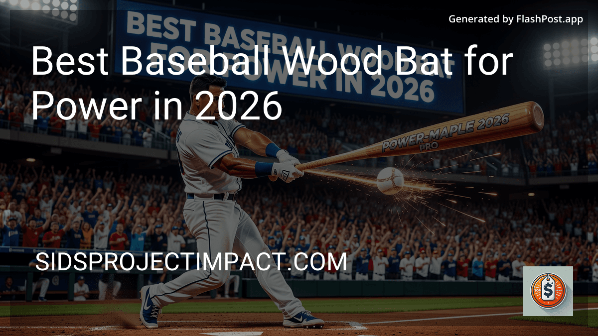 Best Baseball Wood Bat for Power in 2026