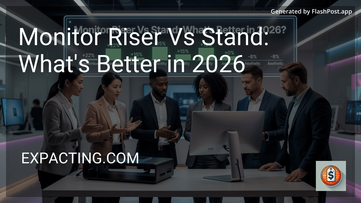 Monitor Riser Vs Stand: What's Better in 2026 preview