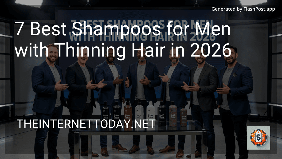 6 Best Shampoos for Men with Thinning Hair in 2026 preview