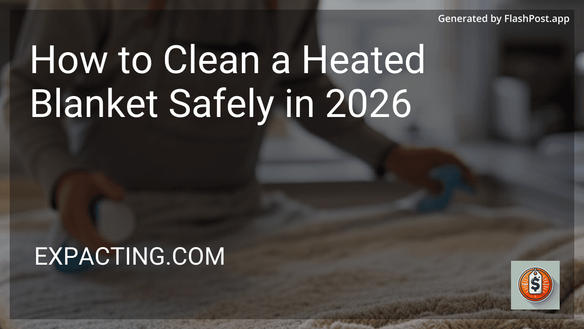 How to Clean a Heated Blanket Safely in 2026 preview