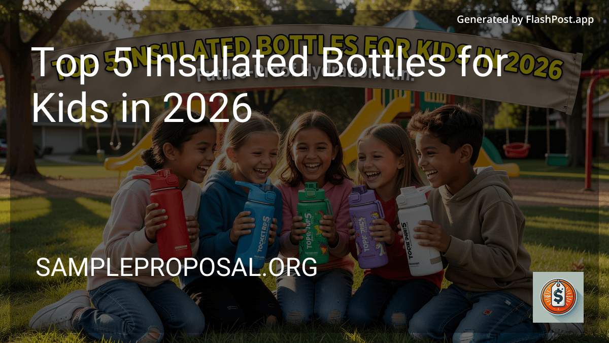 Top 5 Insulated Bottles for Kids in 2026 preview
