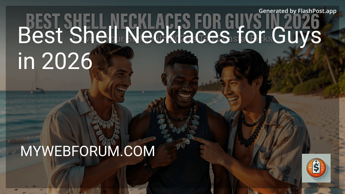 Best Shell Necklaces for Guys in 2026