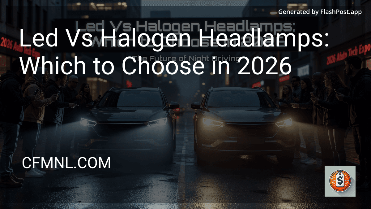 Led Vs Halogen Headlamps: Which to Choose in 2026 preview