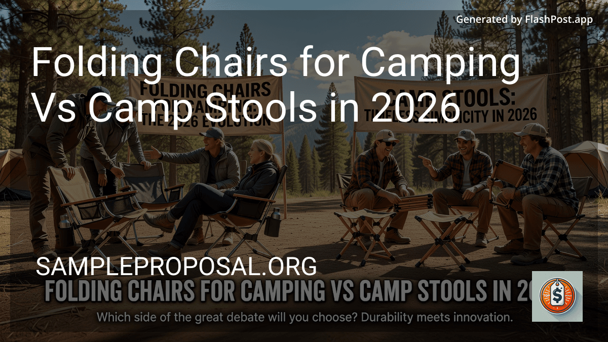 Folding Chairs for Camping Vs Camp Stools in 2026