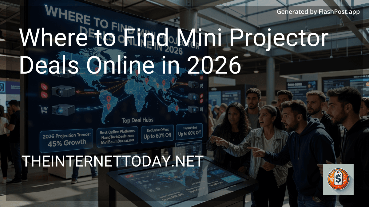Where to Find Mini Projector Deals Online in 2026 preview