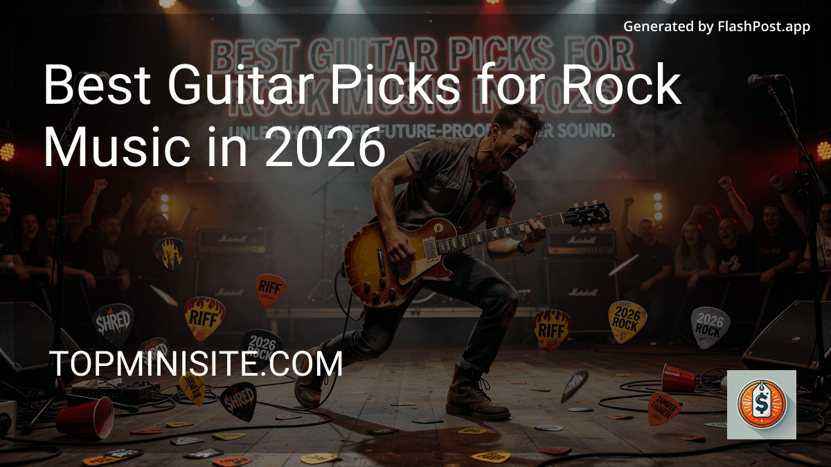 Best Guitar Picks for Rock Music in 2026 preview