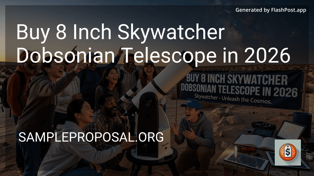 Buy 8 Inch Skywatcher Dobsonian Telescope in 2026 image