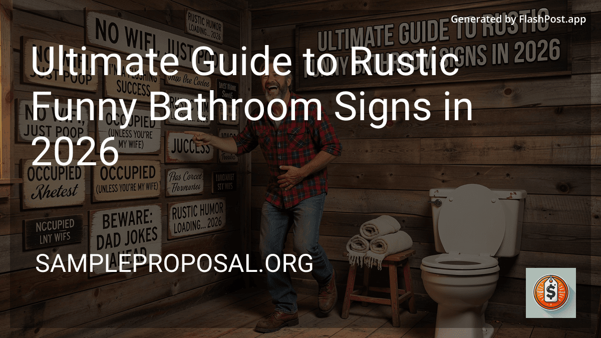 Ultimate Guide to Rustic Funny Bathroom Signs in 2026 preview