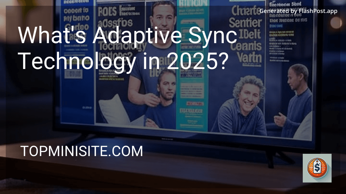 What's Adaptive Sync Technology in 2025? preview