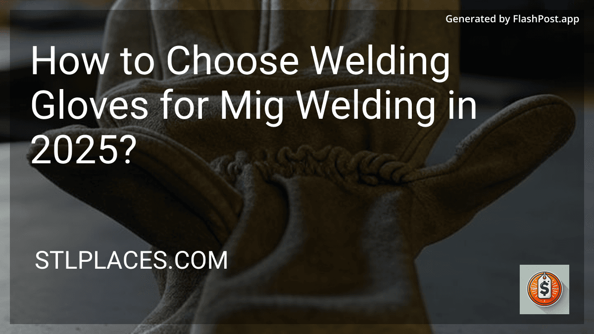 How to Choose Welding Gloves for Mig Welding in 2025? image