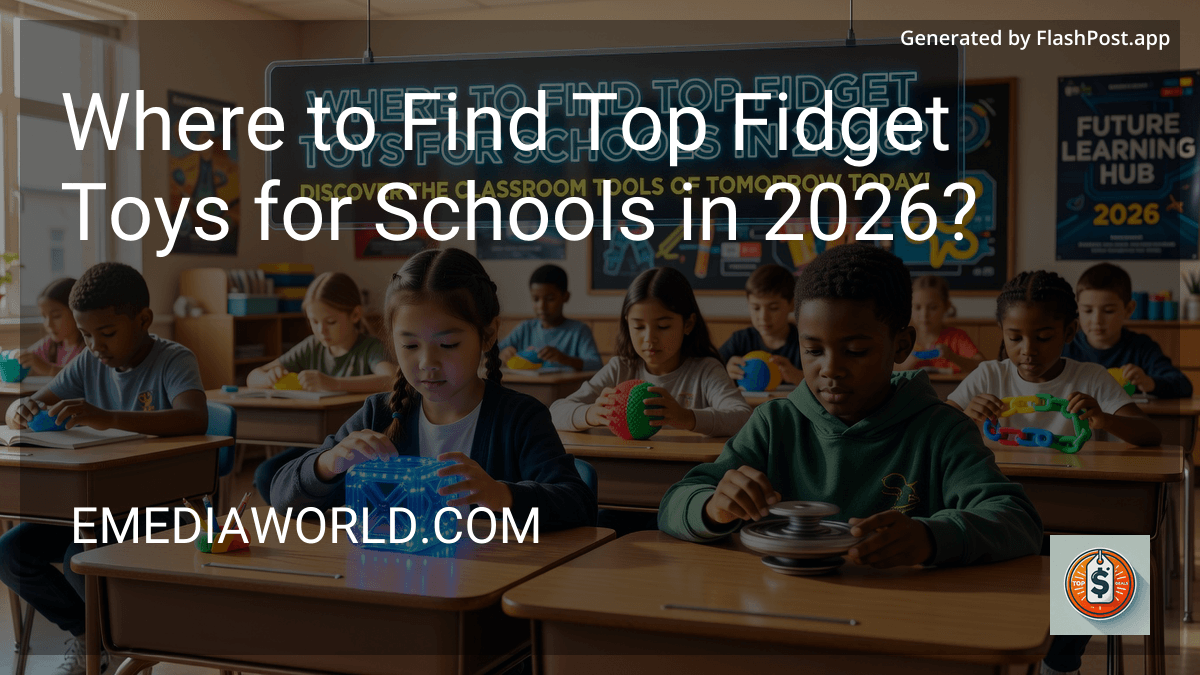 Where to Find Top Fidget Toys for Schools in 2026? preview