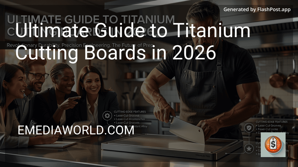 Ultimate Guide to Titanium Cutting Boards in 2026 preview