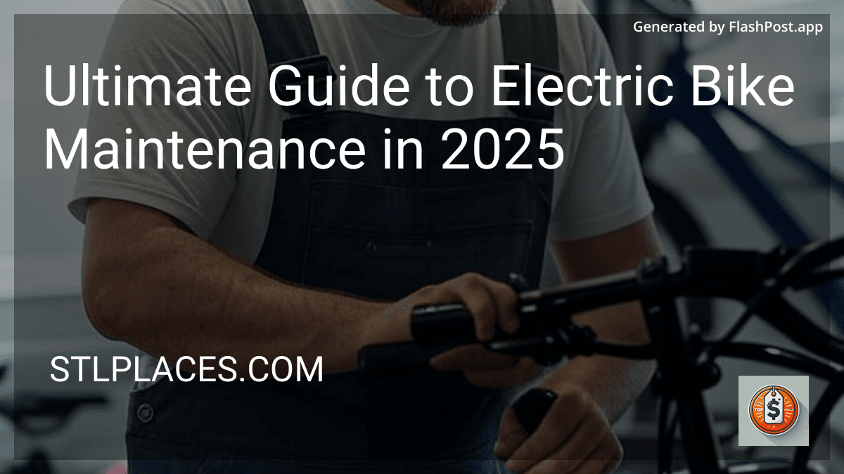 Ultimate Guide to Electric Bike Maintenance in 2025 image