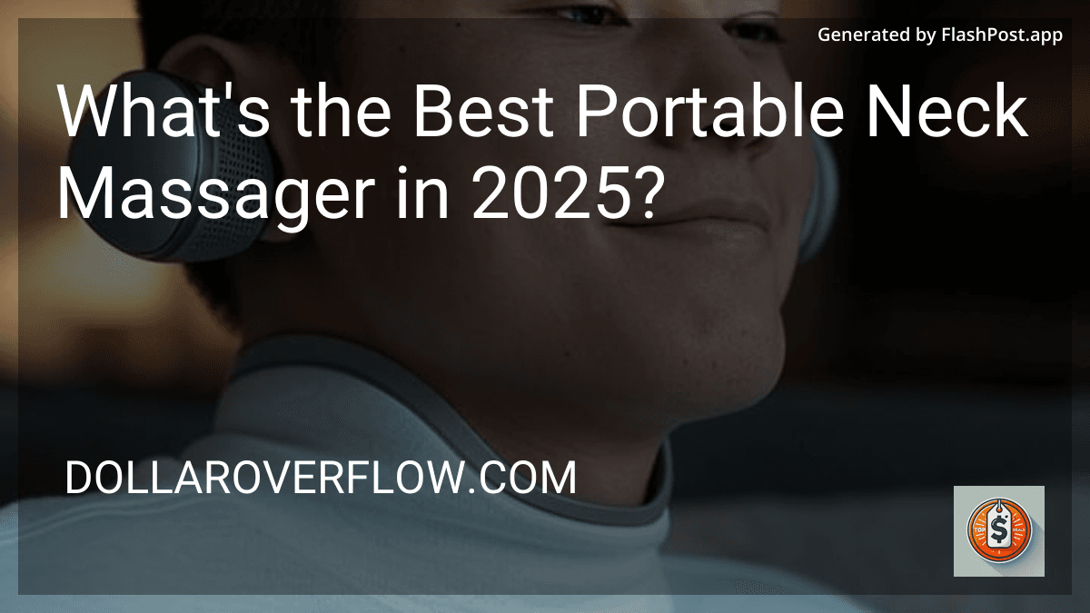 What's the Best Portable Neck Massager in 2025? preview