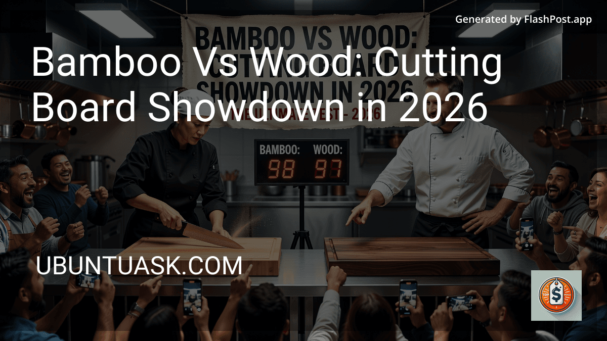 Bamboo Vs Wood: Cutting Board Showdown in 2026 preview