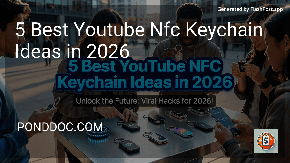 9 Best Youtube Nfc Keychain Ideas in 2026