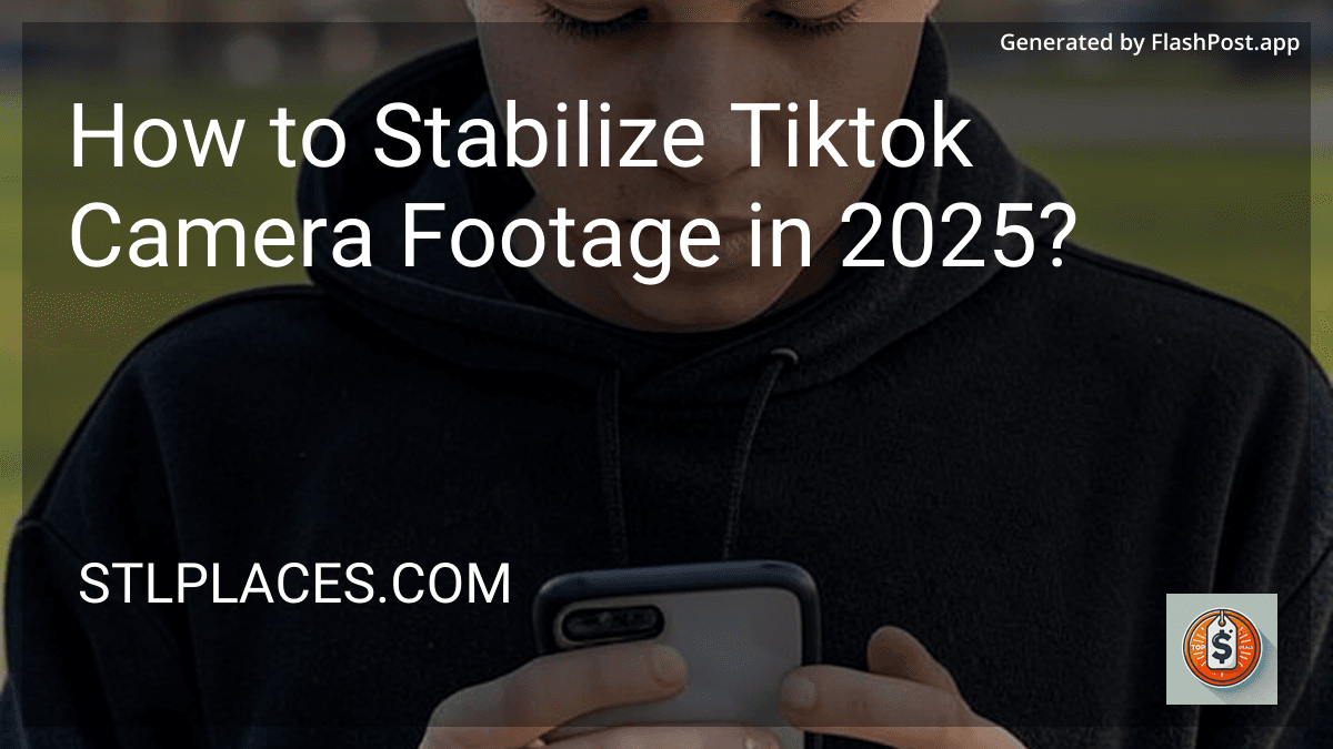 How to Stabilize Tiktok Camera Footage in 2025? image