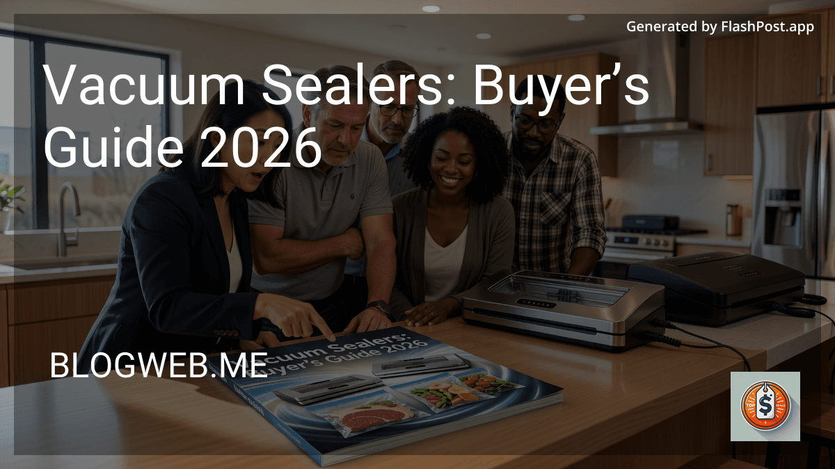 Vacuum Sealers: Buyer’s Guide 2026 in 2026 preview