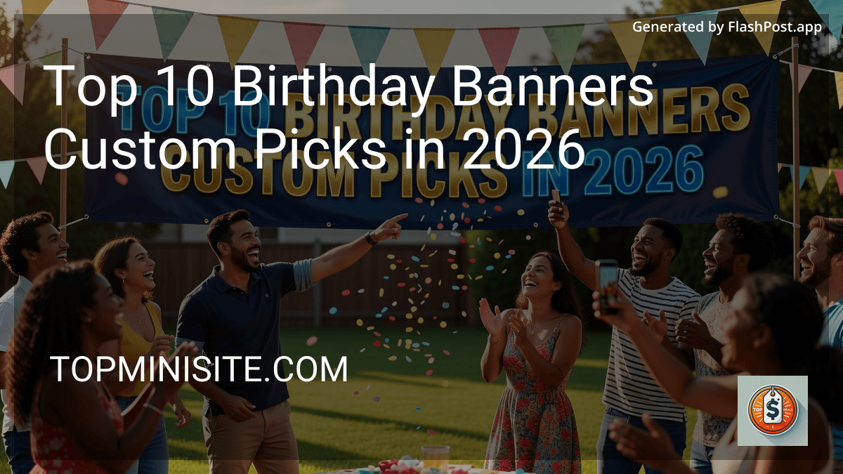 Top 10 Birthday Banners Custom Picks in 2026
