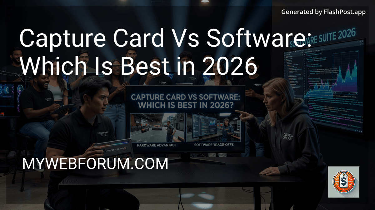 Capture Card Vs Software: Which Is Best in 2026 preview