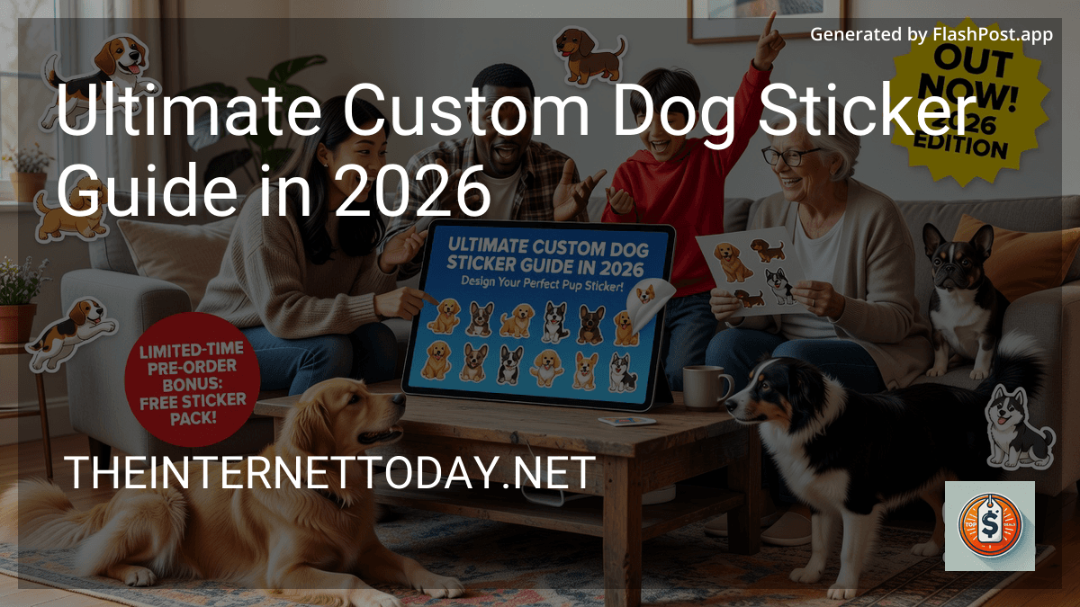 Ultimate Custom Dog Sticker Guide in 2026 preview