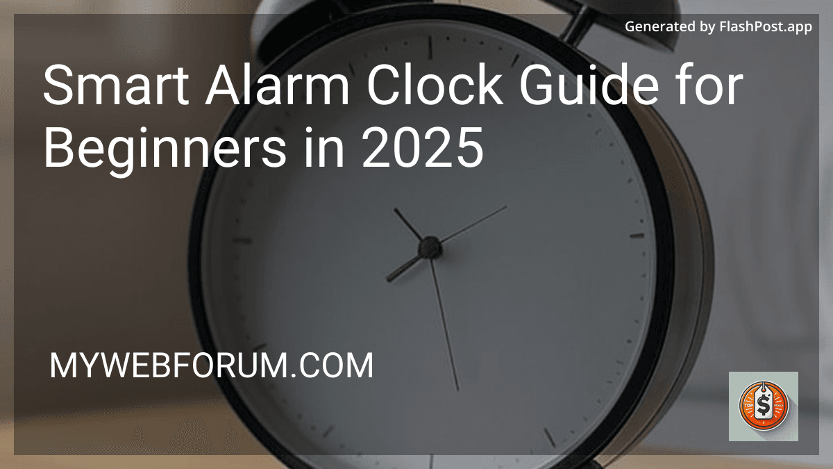 Smart Alarm Clock Guide for Beginners in 2025 image