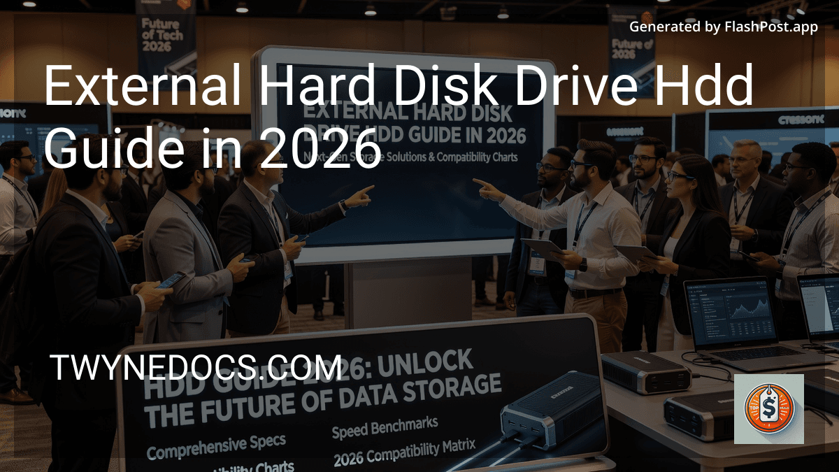 External Hard Disk Drive Hdd Guide in 2026