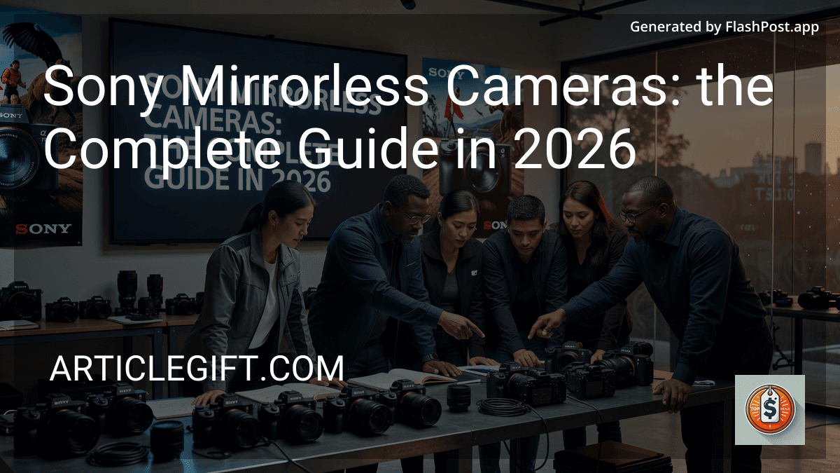 Sony Mirrorless Cameras: the Complete Guide in 2026 preview