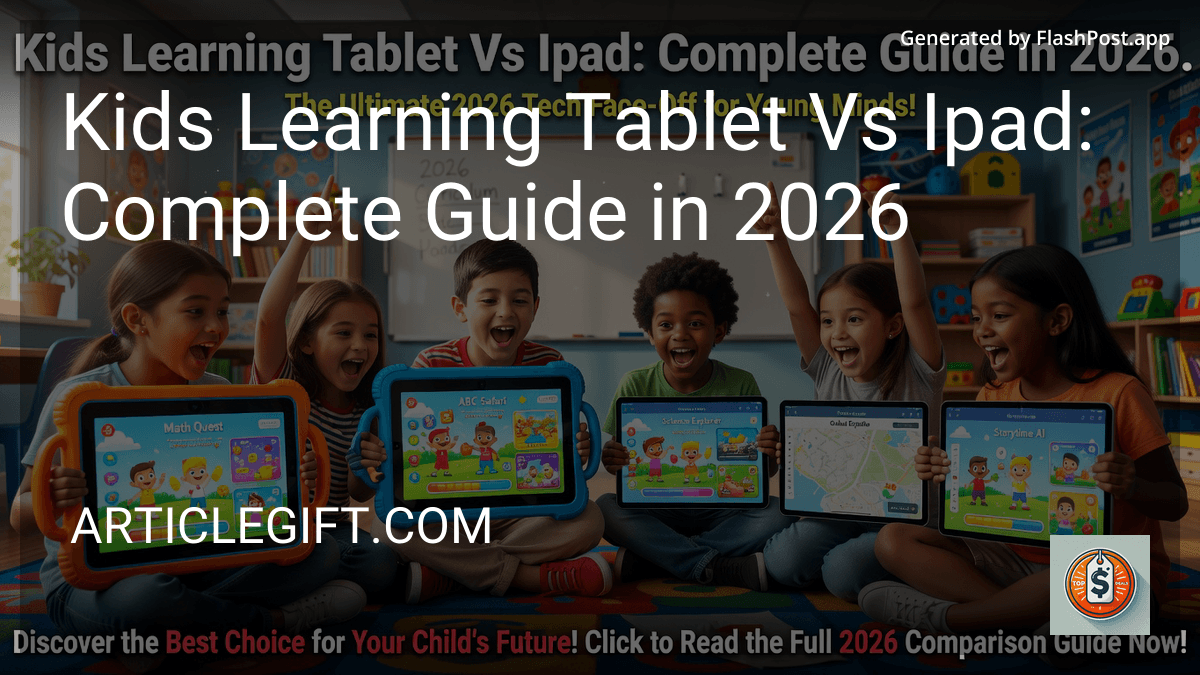 Kids Learning Tablet Vs Ipad: Complete Guide in 2026 preview